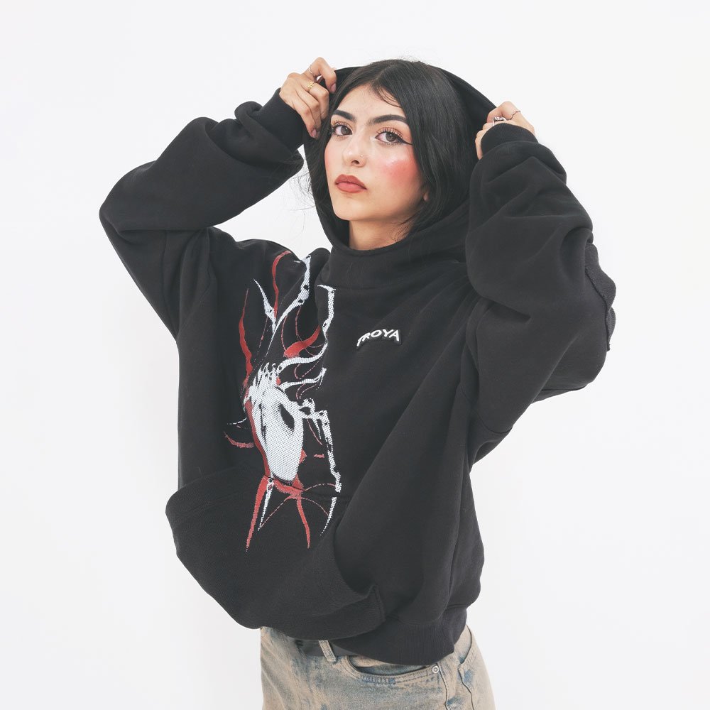 HOODIE BOXY FIT ARAÑA