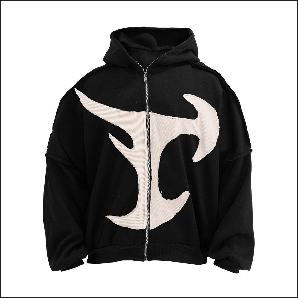 HOODIE MÓNACO CREMALLERA