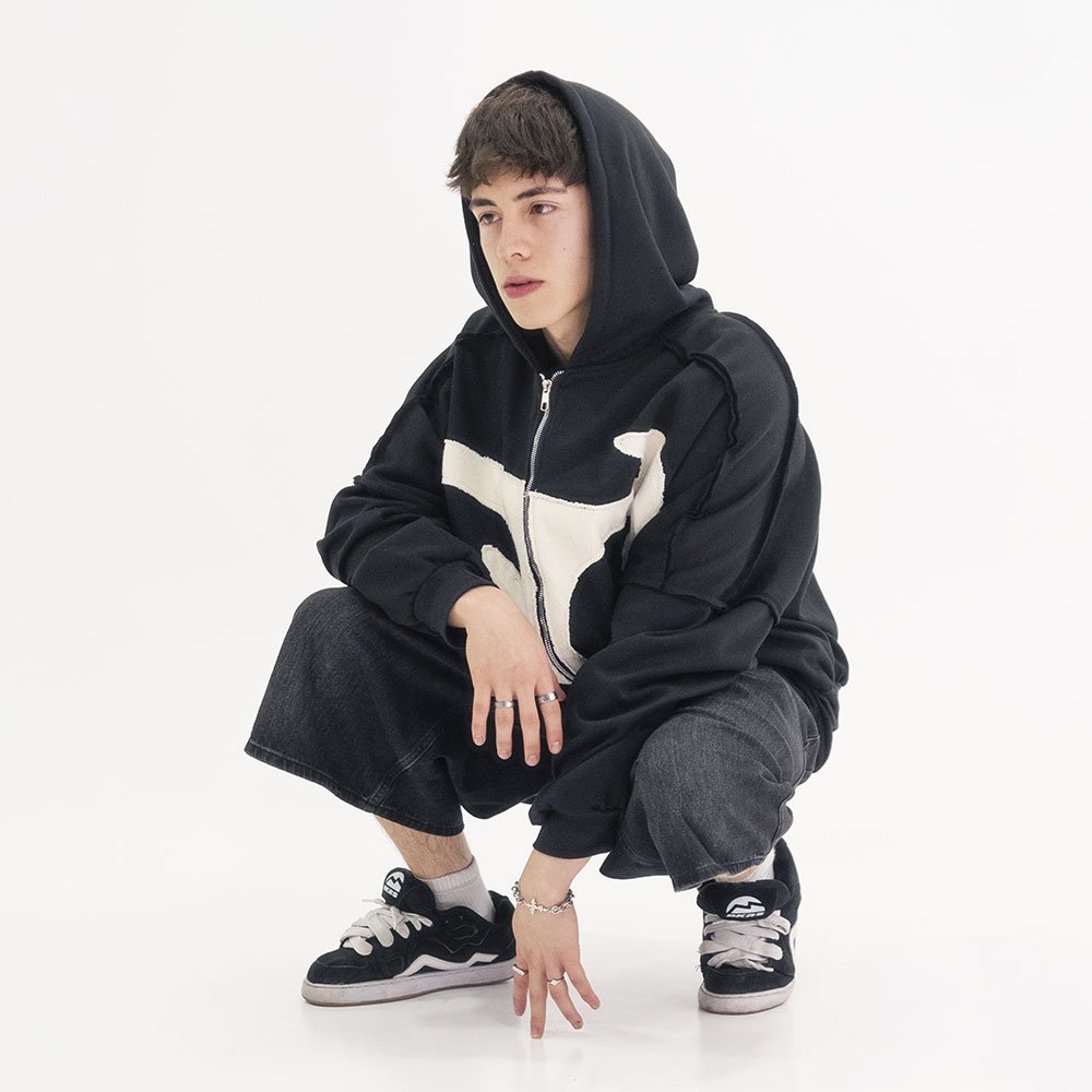 HOODIE MÓNACO CREMALLERA