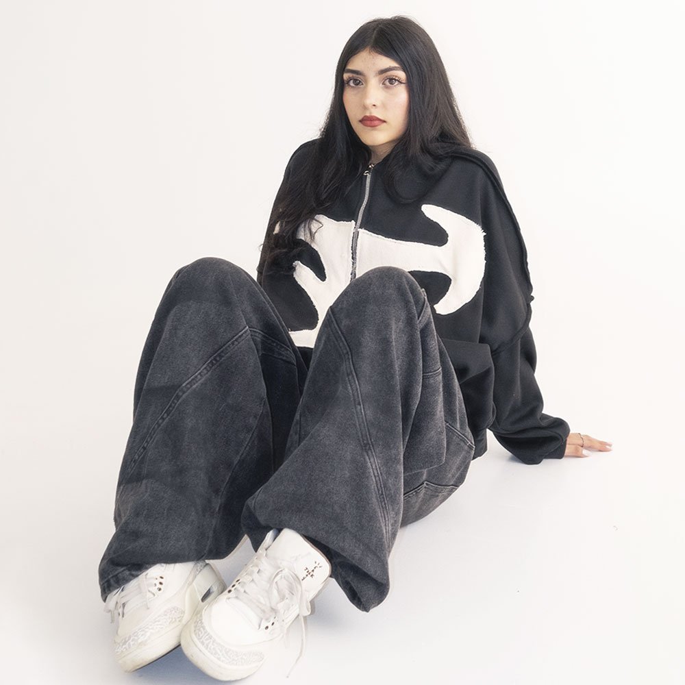 HOODIE MÓNACO CREMALLERA