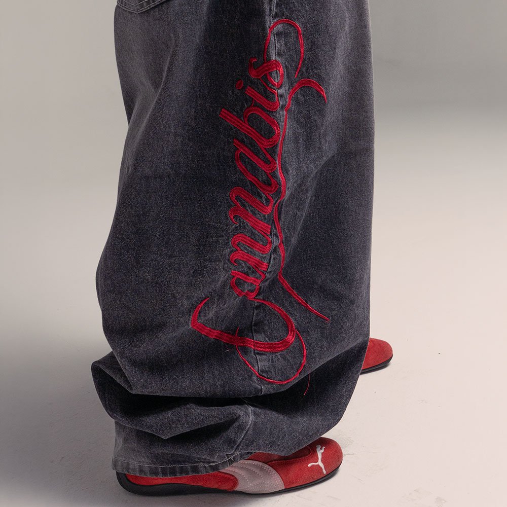 PANTALÓN TROYA X CANNABIS BARREL LAVADO