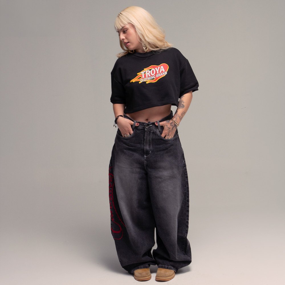 PANTALÓN TROYA X CANNABIS BARREL LAVADO