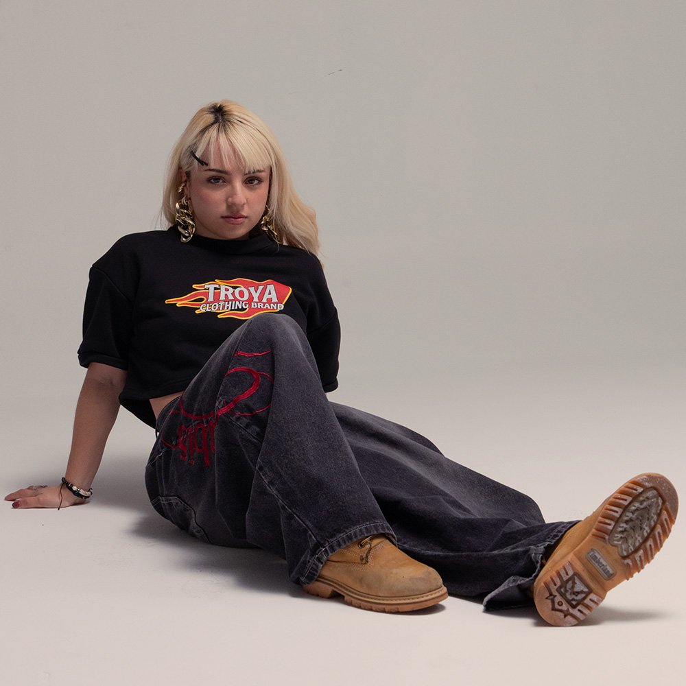PANTALÓN TROYA X CANNABIS BARREL LAVADO
