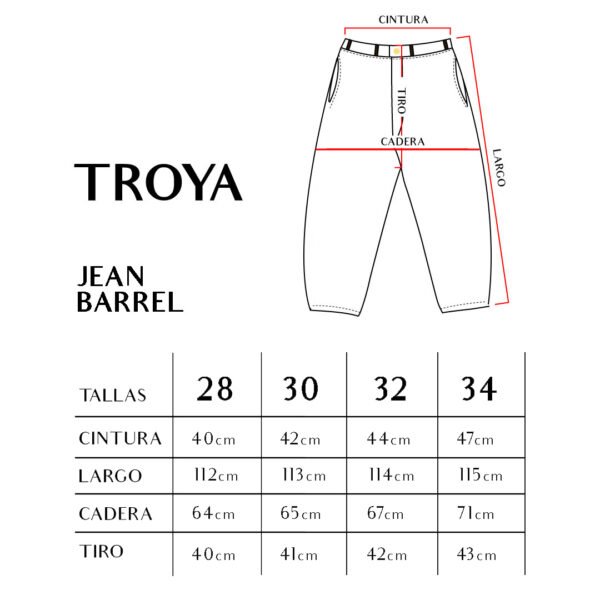 PANTALÓN TROYA X CANNABIS BARREL LAVADO